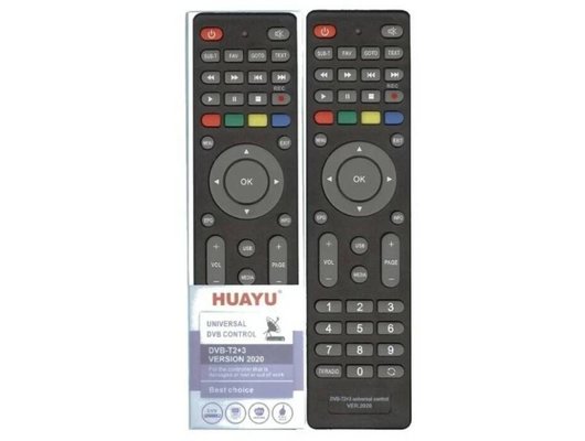 Пульт ДУ Huayu DVB-T2+2 для ресиверов универсальный